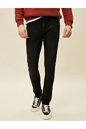 Erkek Jean Pantolon Siyah