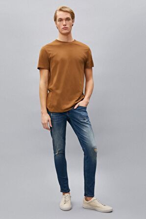 Erkek Petrol Jeans 1YAM43029LD