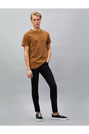 Erkek Siyah Jean Pantolon