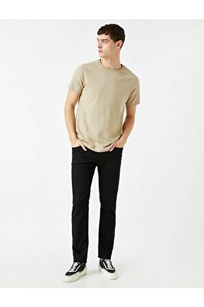 Erkek Jean Pantolon Siyah