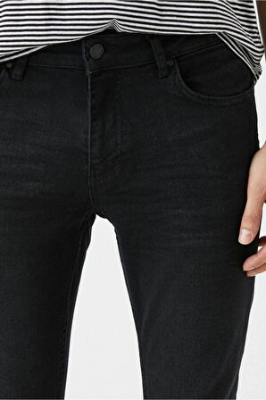 Erkek Jean Pantolon Siyah