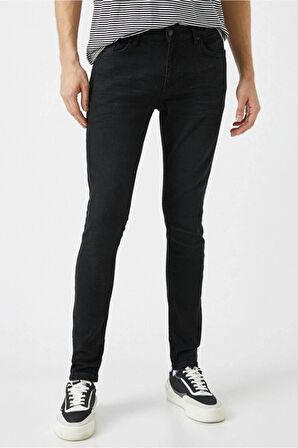 Erkek Jean Pantolon Siyah