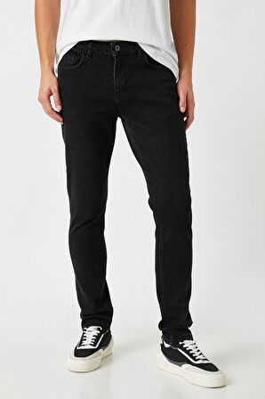 Erkek Jean Pantolon Siyah