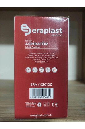 Banyo Tuvalet Wc Aspiratörü Havalandırma Fanı 100 mm 12 Watt