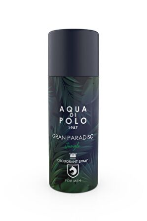 Aqua Di Polo Gran Pudrasız Leke Yapmayan Erkek Sprey Deodorant 150 ml