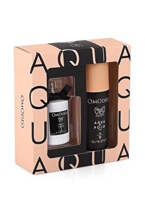 Aqua di Polo 1987 Omodeo EDP 50 ml Kadın Parfüm ve 150 ml Deodorant Seti STCC000304