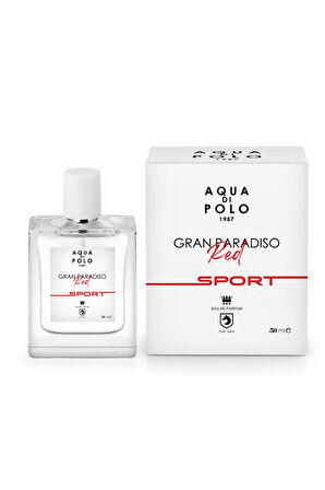 Aqua di Polo 1987 APCN000510 Gran Paradiso Red Sport EDP 50 ml Erkek Parfüm