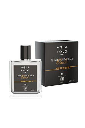 Aqua di Polo 1987 Gran Paradiso Black Sport EDP 50 ml Erkek Parfüm APCN000514