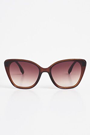 Aqua di Polo 1987 Kahverengi Cat Eye Kadın Güneş Gözlüğü APSN004601