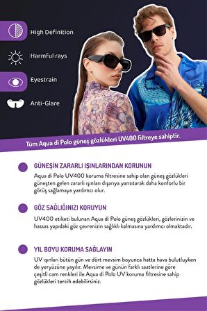 Kahverengi Unisex Güneş Gözlüğü Apsı000102