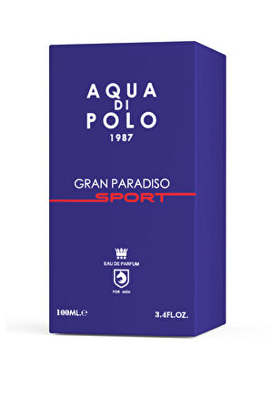 Aqua di Polo 1987 APCA000401 Gran Paradiso Sport 100 ml EDP Erkek Parfüm