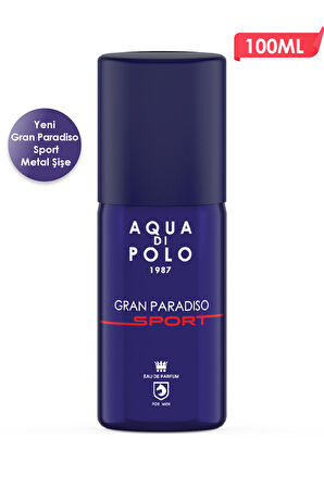 Aqua di Polo 1987 Gran Paradiso Sport EDP 100 ml ikili Erkek Parfüm Seti STCA000401