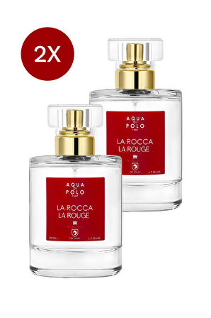 Aqua di Polo 1987 La Rocca La Rouge 50 ml EDP ikili Kadın Parfüm Seti STCA000801