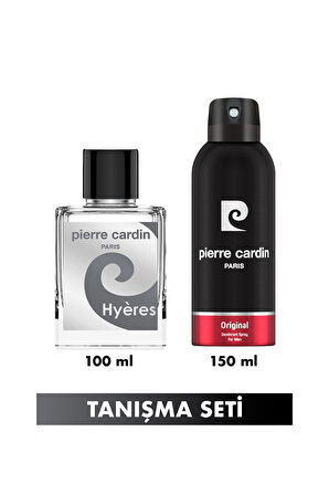 Pierre Cardin Hyeres EDT 100 ml Parfüm & Original 150 ml Deodorant Erkek Seti STCC021288