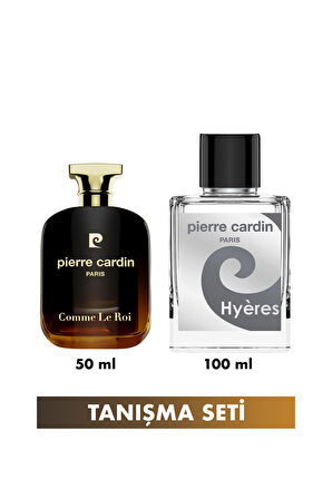 Pierre Cardin Comme Le Roi EDP 50 ml & Hyeres EDT 100 ml Erkek Parfüm Seti STCC021296