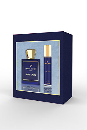 Toulon 50 ml & 20 ml EDT Erkek Parfüm Seti | Odunsu, Fresh | Yeşil Elma, Portakal, Sardunya, Amber