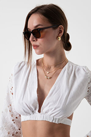 Aqua di Polo 1987 Kadın Kahverengi Güneş Gözlüğü APSO001502