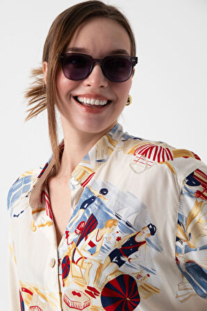 Aqua di Polo 1987 Kadın Füme Güneş Gözlüğü APSO001504