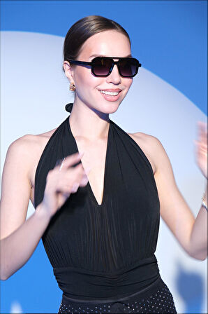 Unisex Siyah Güneş Gözlüğü Apsn013201