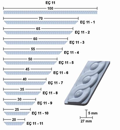 30 CM ESNEK MOBİLYA ÇITASI