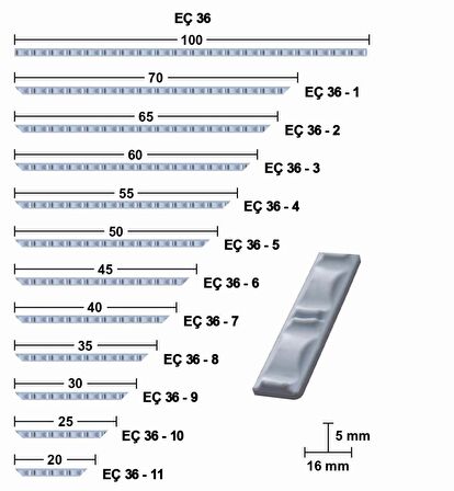 25 CM ESNEK MOBİLYA ÇITASI