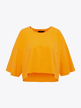 Oversize Crop T-shirt - Oranj