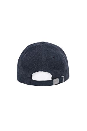FORTUNO Gri Baseball Cap Nakışlı  Unisex Şapka