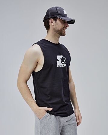 GONZALE Siyah Bisiklet Yaka Baskılı Oversize  Erkek Tshirt