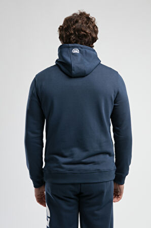 YORKER Lacivert Sweatshirt Nakışlı Loose Fit Erkek Sweatshirt