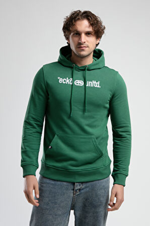 YORKER Yeşil Sweatshirt Nakışlı Loose Fit Erkek Sweatshirt