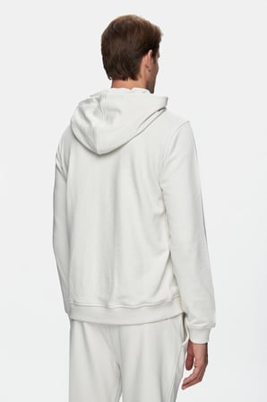 NEVADA Bej Kapüşonlu Baskılı Standard Fit Erkek Sweatshirt