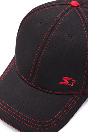 SHELDON Siyah Baseball Cap Nakışlı - Erkek Şapka