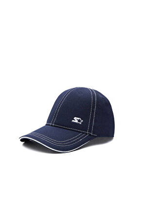 SHELDON Lacivert Baseball Cap Nakışlı - Erkek Şapka