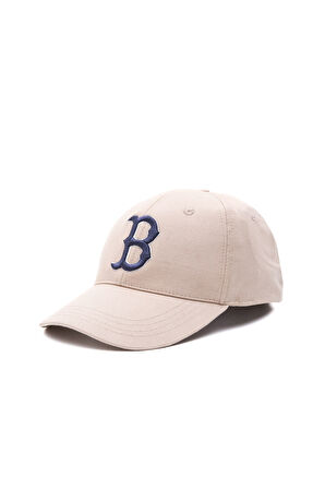 MONTROSE Bej Baseball Cap Nakışlı - Unisex Şapka