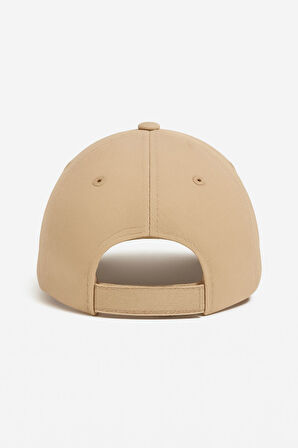 NEO Bej-Beyaz Baseball Cap Nakışlı - Unisex Şapka