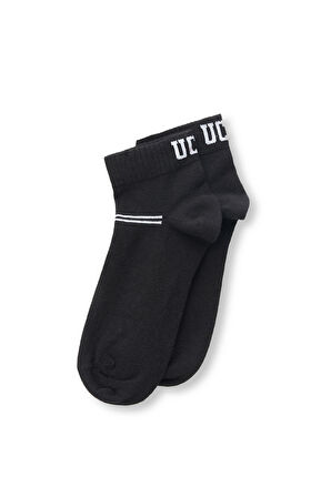 BRENNUS 3'LÜ Siyah Uzun jakarlı Standard Fit Unisex Çorap