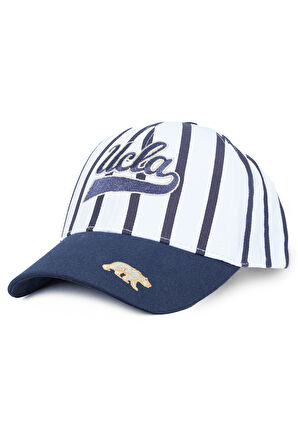 Ucla CHET Lacivert Baseball Cap Çizgili Nakışlı - Unisex Şapka