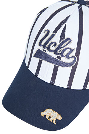 Ucla CHET Lacivert Baseball Cap Çizgili Nakışlı - Unisex Şapka