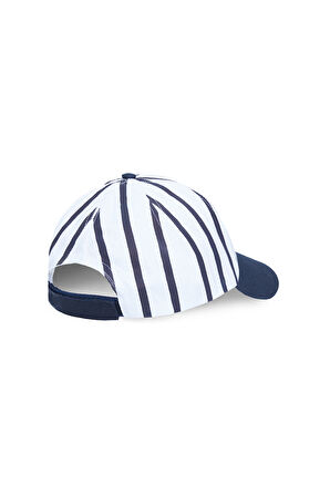 Ucla CHET Lacivert Baseball Cap Çizgili Nakışlı - Unisex Şapka