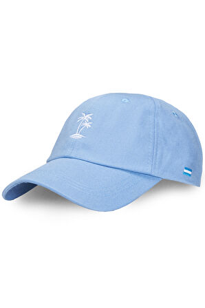 Ucla ANISTON Gök Mavi Baseball Cap Nakışlı - Unisex Şapka
