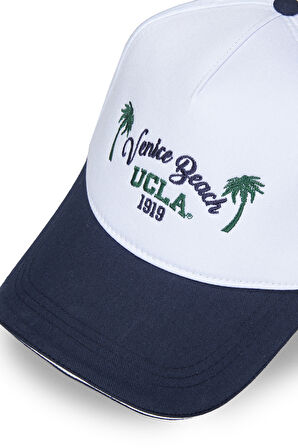 CAIRO Kemik Rengi Baseball Cap Nakışlı - Unisex Şapka