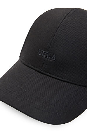 ARGENTO Siyah Baseball Cap Nakışlı Unisex Şapka