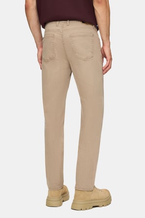TARO Bej  Non Denim Stragiht Fit Erkek Pantolon