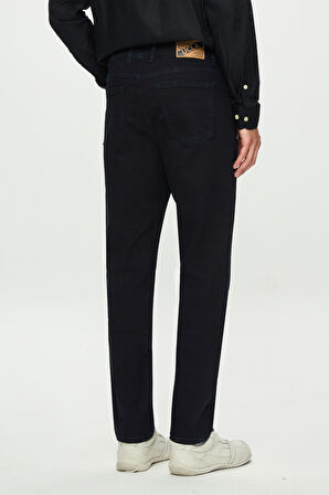 TARO Lacivert  Non Denim Stragiht Fit Erkek Pantolon
