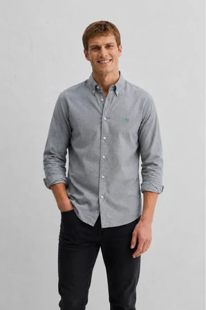 TYSON Adaçayı Yeşili %100 Pamuk Poplin Standard Fit Erkek Gömlek