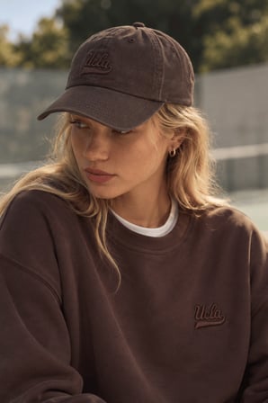 FORTUNO Kahve Baseball Cap Nakışlı - Unisex Şapka