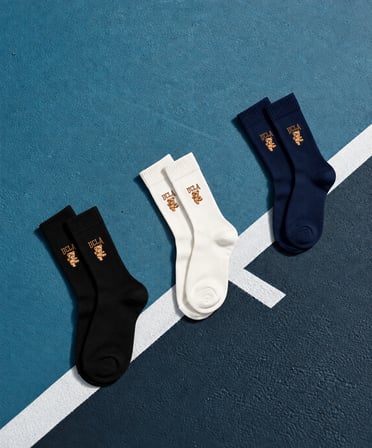 JEAN 3'LÜ Lacivert Beyaz Siyah Uzun Pamuklu Jakarlı Standard Fit Unisex Çorap