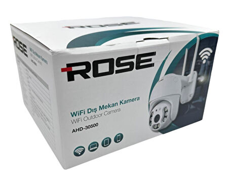 ROSE AHD-30500 2MP Wifi Dış Ortam AHD Hareketli Pan Tilt Kamera