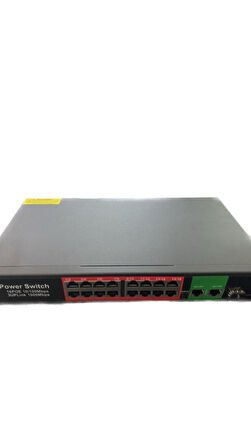 Rose PR-1630G 16+2 Poe 10/100/1000MBPS Gigabit Switch Hub