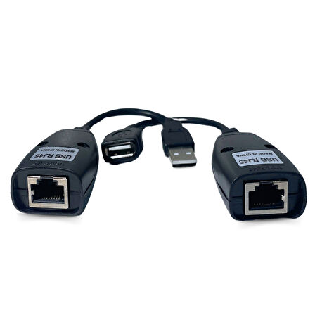 USB Rj 45 50 Metre Uzatma Kablosu Extender